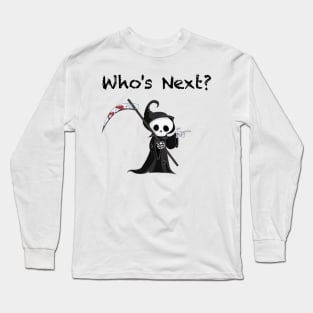 whos next skull Long Sleeve T-Shirt